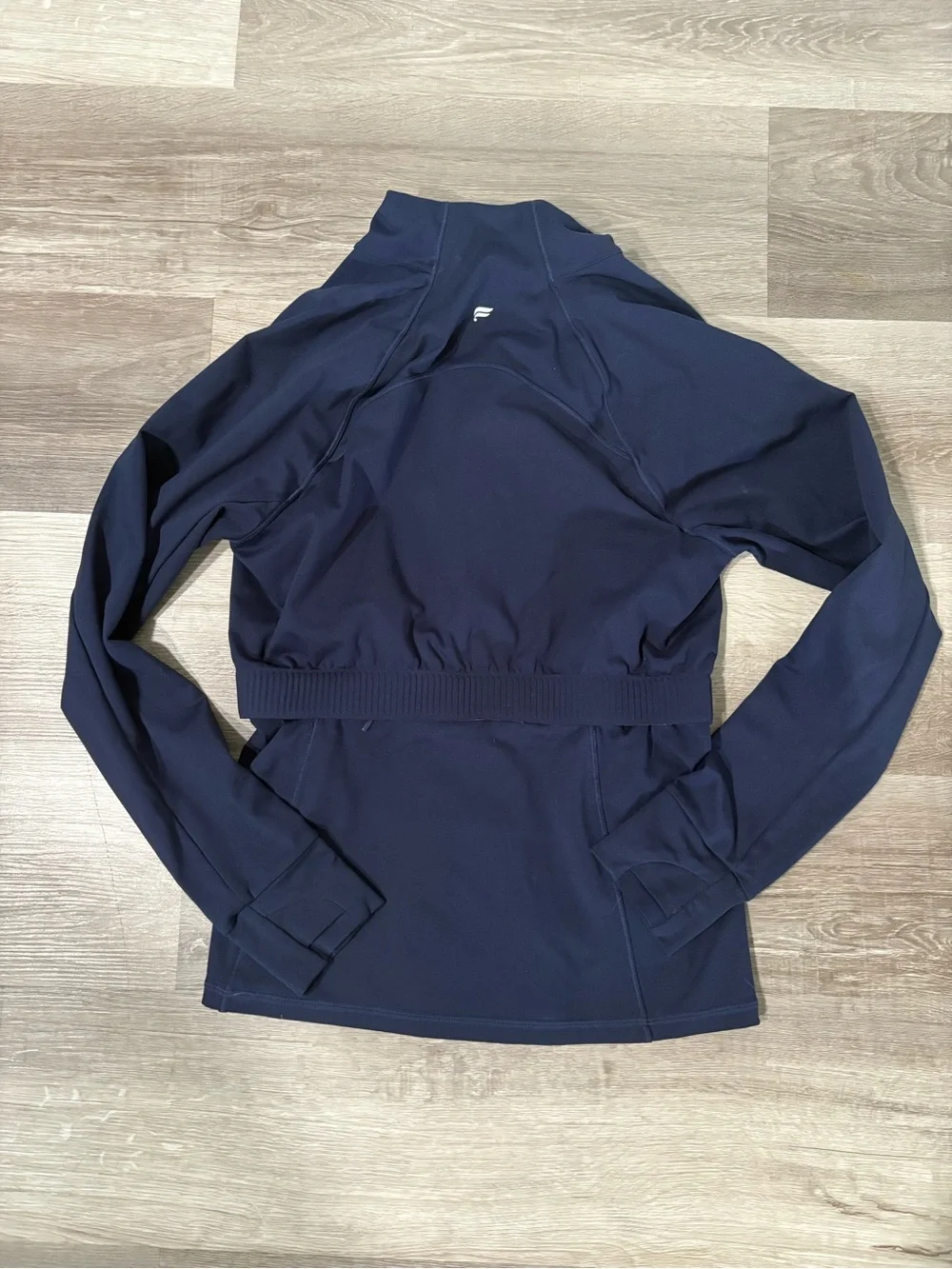 Fabletics Women's Navy Zip-Up Active Jacket - Picture 4 of 7